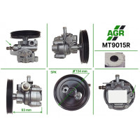 Power steering pump, restored, MT9015R