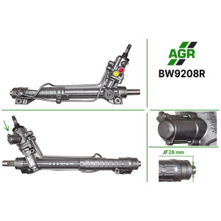 Рулевая рейка з ГУР, восстановленная, BW9208R