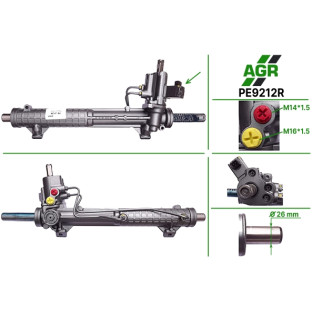 Steering rack with power steering, restored, PE9212R
