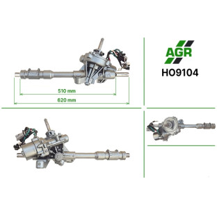 Steering rack with EPS, new, HO9104