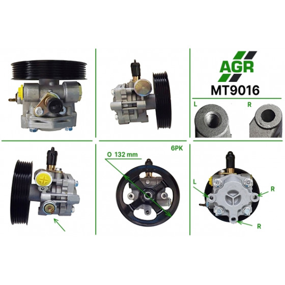 Power steering pump, new, MT9016