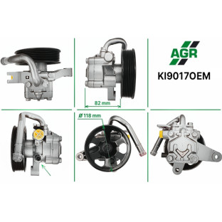 Насос ГУР, новый, KI9017OEM