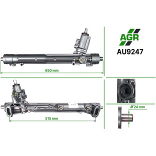 Steering rack with power steering, new, AU9247
