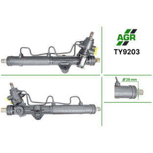 Steering rack with power steering, new, TY9203