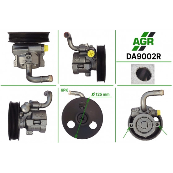 Power steering pump, restored, DA9002R Power steering pump, restored, DA9002R