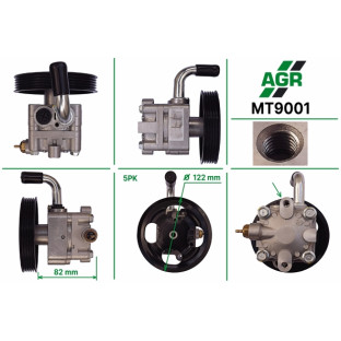 Power steering pump, new, MT9001