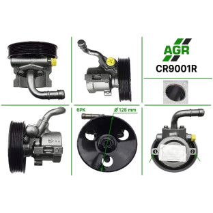 Power steering pump, restored, CR9001R
