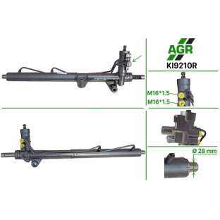 Steering rack with power steering, restored, KI9210R