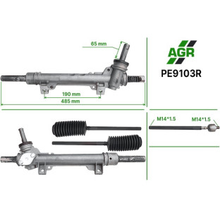 Steering rack without power steering, restored, PE9103R