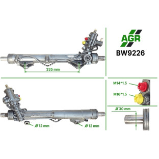 Steering rack with power steering, new, BW9226