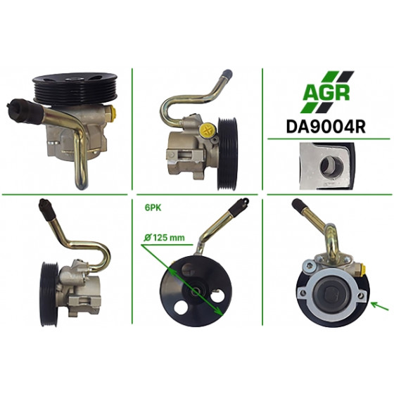 Power steering pump, restored, DA9004R