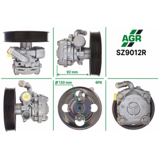 Power steering pump, restored, SZ9012R
