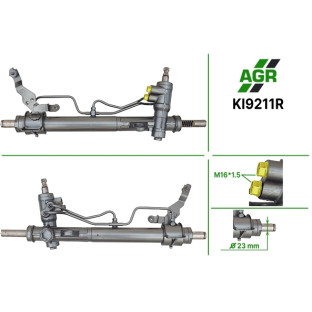Steering rack with power steering, restored, KI9211R