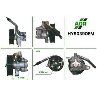 Power steering pump, new, HY9039OEM