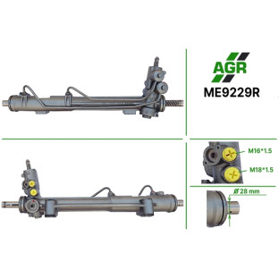 Steering rack with power steering, restored, ME9229R