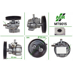 Power steering pump, new, MT9015