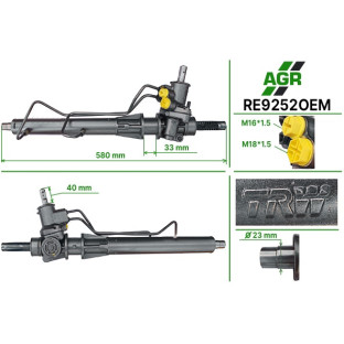 Рулевая рейка з ГУР, новая, RE9252OEM