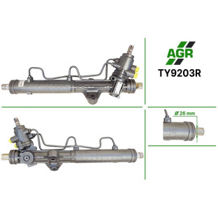 Steering rack with power steering, restored, TY9203R