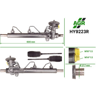 Steering rack with power steering, restored, HY9223R