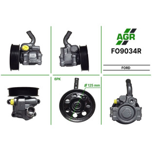 Power steering pump, restored, FO9034R