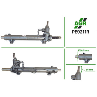 Steering rack with power steering, restored, PE9211R