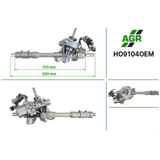 Steering rack with EPS, new, HO9104OEM