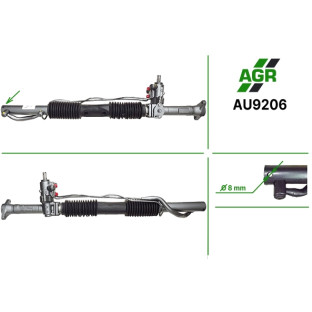 Steering rack with power steering, new, AU9206