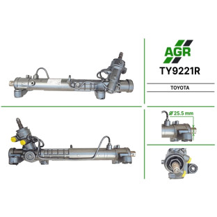 Steering rack with power steering, restored, TY9221R