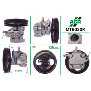 Power steering pump, restored, MT9030R