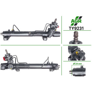 Steering rack with power steering, new, TY9231
