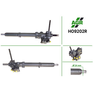 Steering rack with power steering, restored, HO9202R