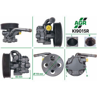 Power steering pump, restored, KI9015R