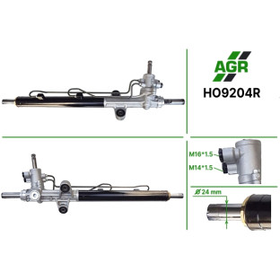 Steering rack with power steering, restored, HO9204R