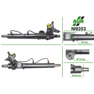 Steering rack with power steering, new, NI9203